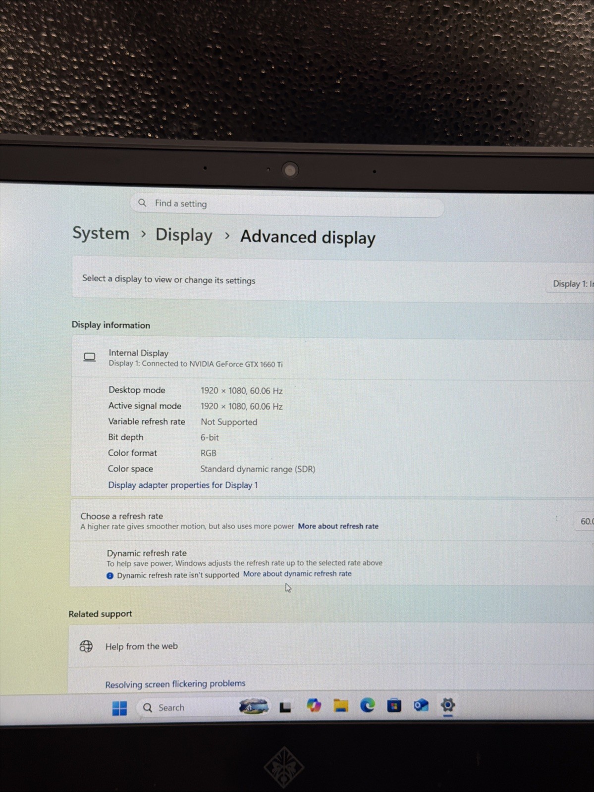 USED HP OMEN 15.6″ FHD (I7-9750H @2.60GHz, 512GB SSD, 32GB RAM, GTX 1660 Ti)
