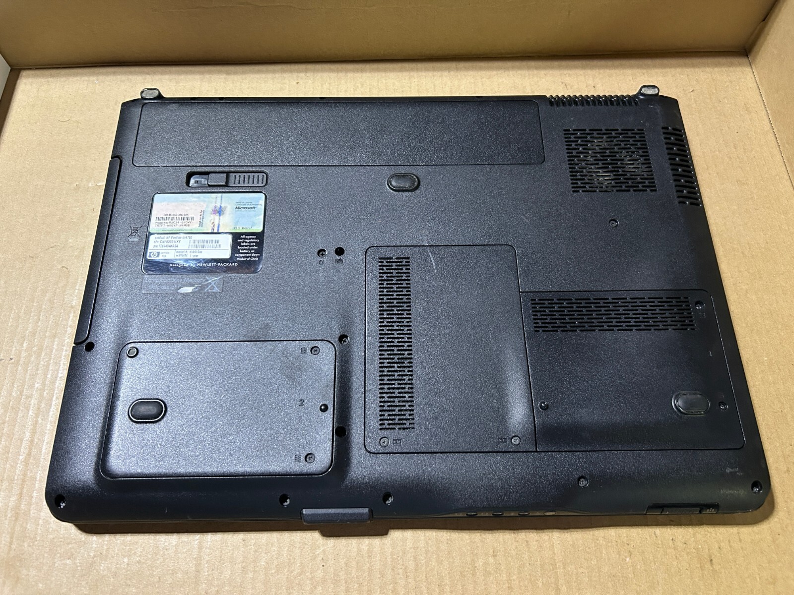Used – Parts – HP Pavilion dv9910us Laptop – AMD Turion X2 – No RAM – No Drive