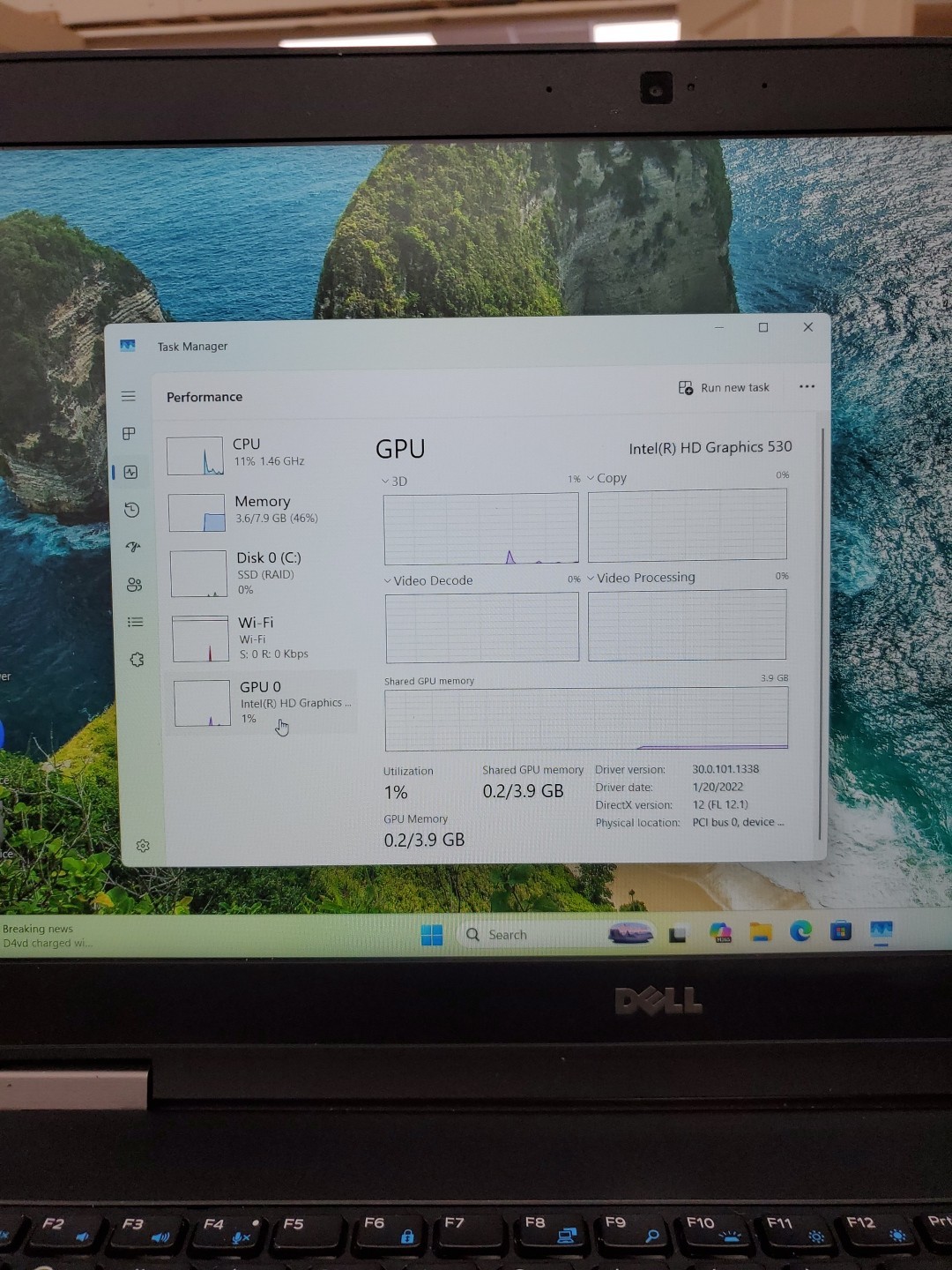 Dell Latitude E5570 15.6″ (500g SSD, Intel Core i5 6th Gen., 8GB) 042026-2