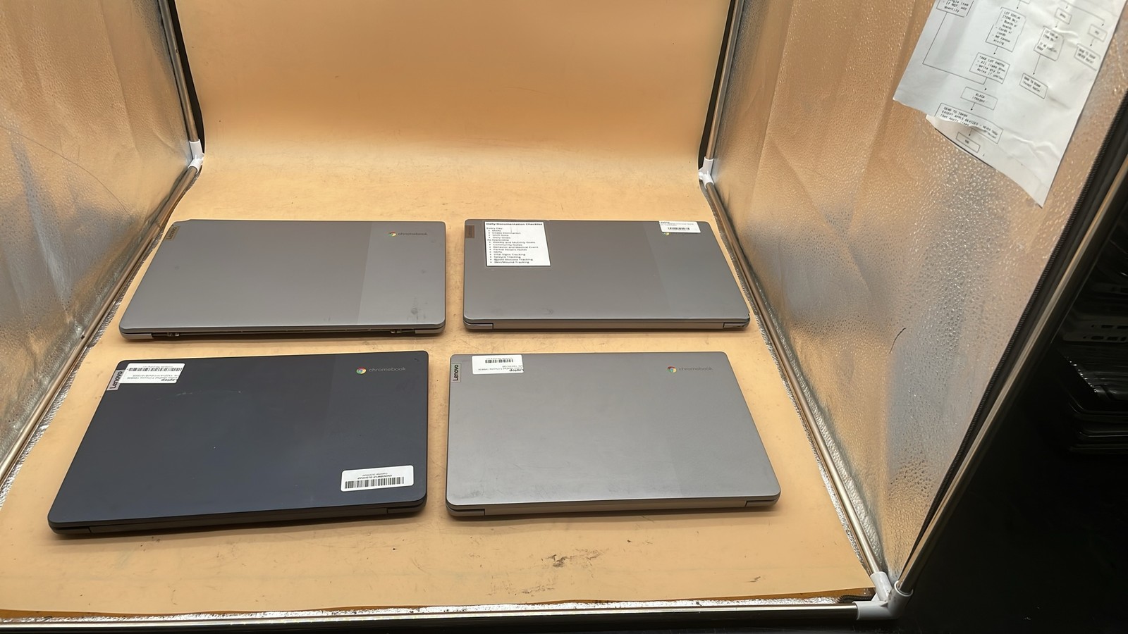 Lenovo IdeaPad 3 Chrome 15IJL6 15.6-Inch & 14M836 14-Inch No HDD Laptop Lot of 4