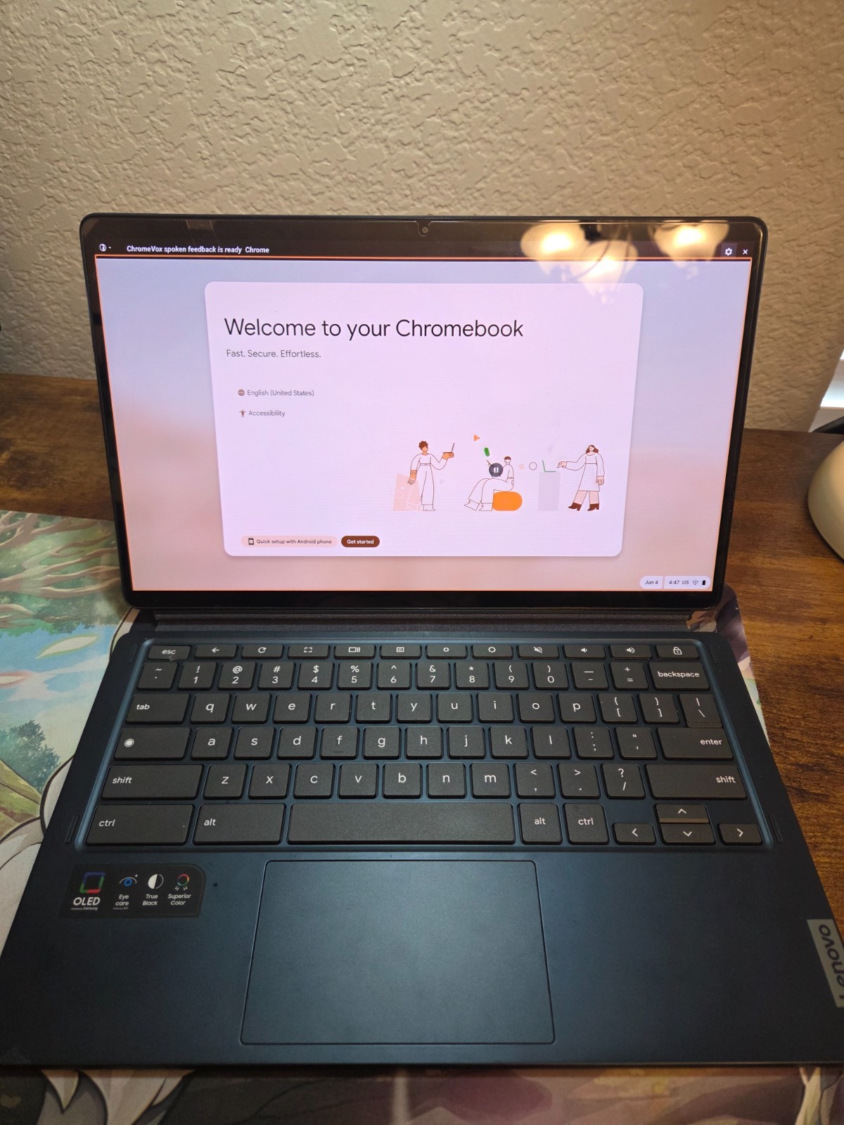 Lenovo IP Duet 5 Chromebook 13Q7C6 13.3″ OLED screen great condition