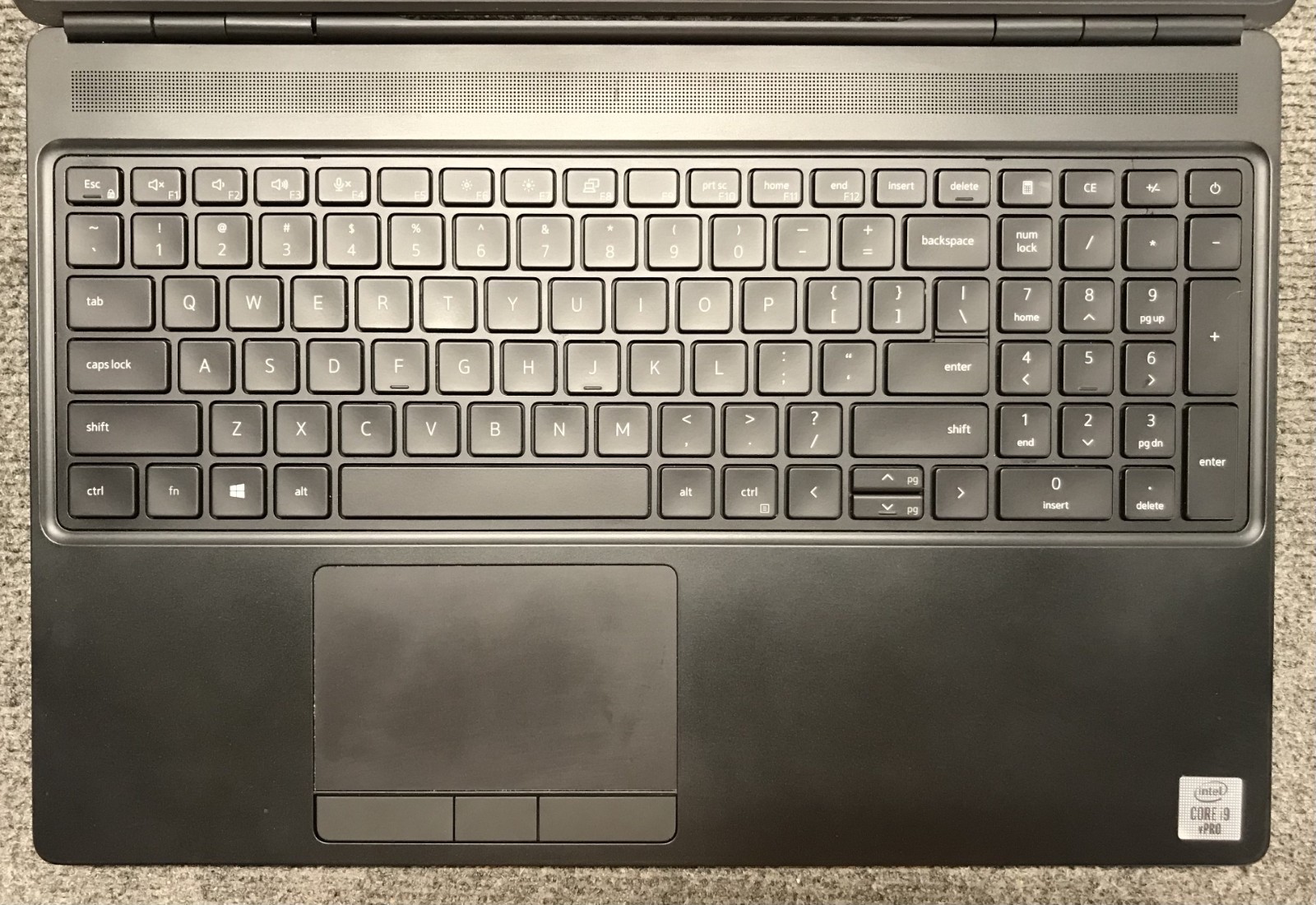 Dell Precision 7550 15.6″ Laptop i9-10885H 64GB RAM 1TB NVMe RTX 4000, As Is