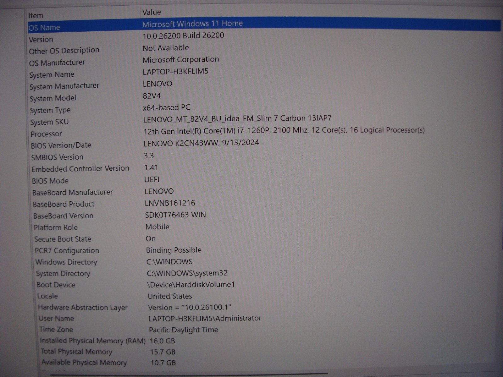 Lenovo Slim 7 Carbon 13IAP7 13.3″ WQXGA TOUCH i7-1260P 2.1GHz 16GB 1TB W11H +PA