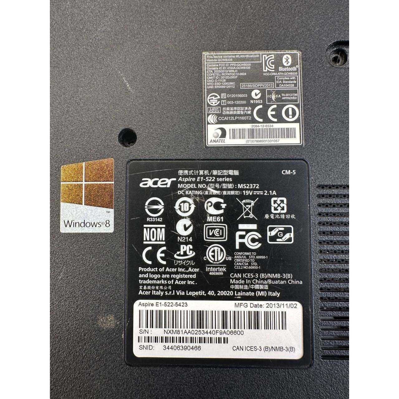 Acer Aspire Laptop AMD A4 Quad-Core Black DVD Drive Power Supply 053 (33)