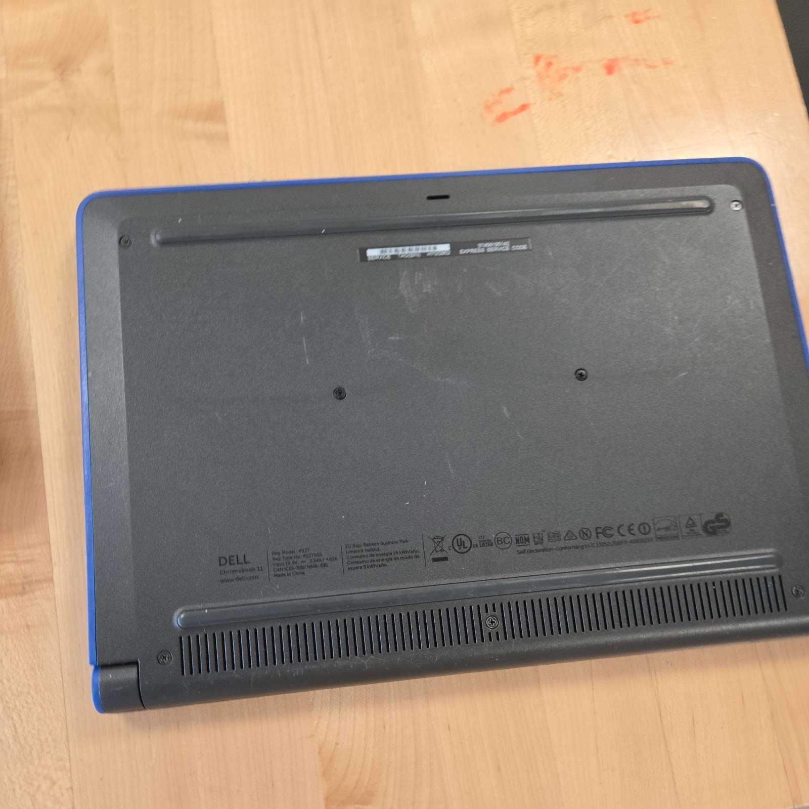 Dell Chromebook 11 P22T Intel Celeron N2840 2.16GHz 2GB RAM 16GB SSD Webcam
