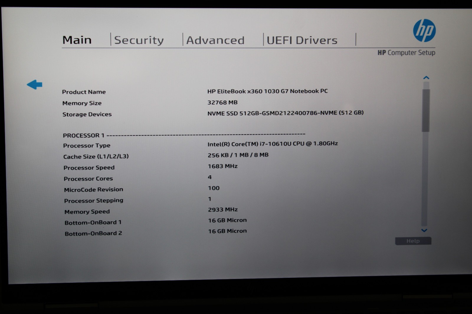 HP EliteBook x360 1030 G7 Touch i7-10610U @ 1.8 GHz 32GB RAM 512GB SSD W11P