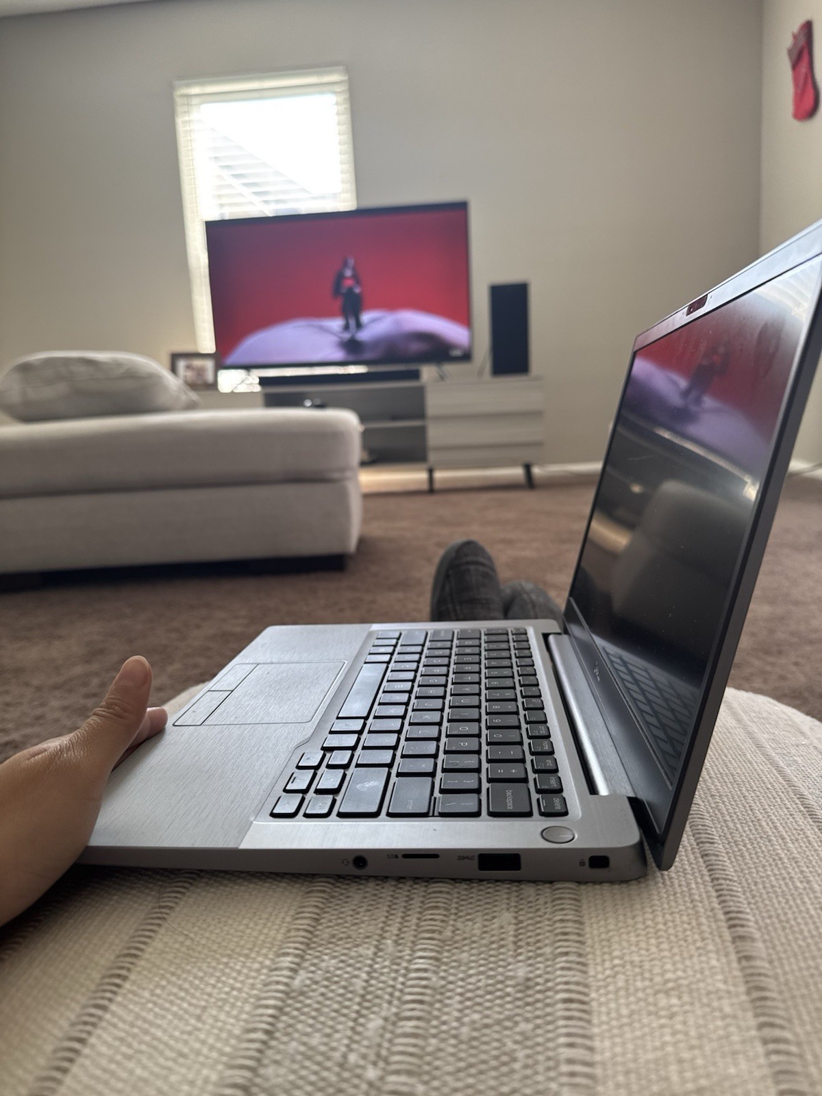 Dell Silver Notebook Laptop, Sleek Silver Design, Dell Brand Portable Computer