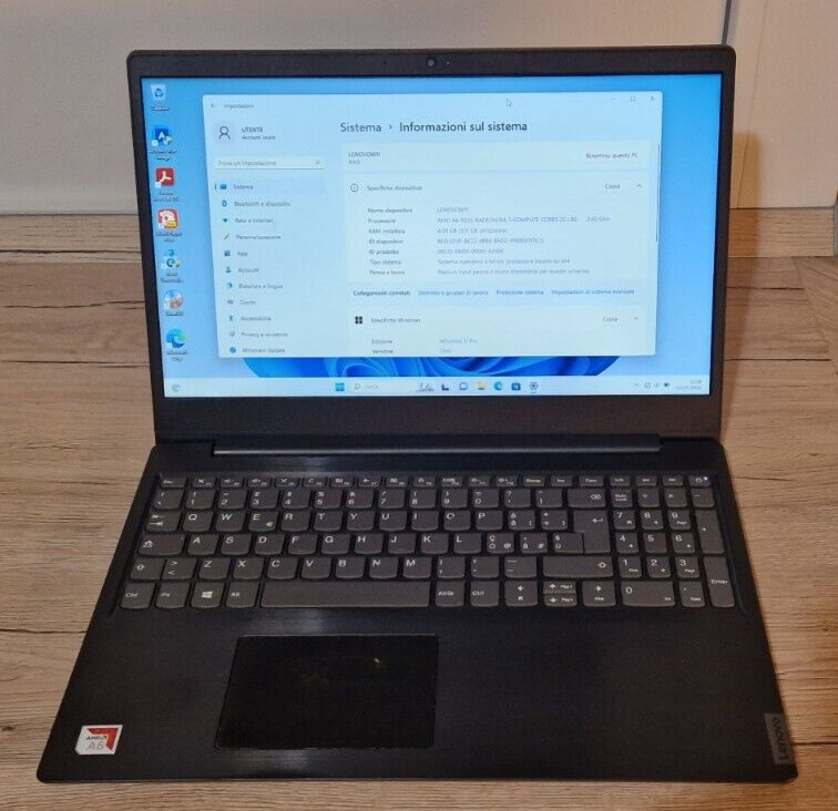 Lenovo IdeaPad S145 Notebook – Amd A6 (2C+3G) – Radeon R4 – 4GB Ram – 256GB SSD