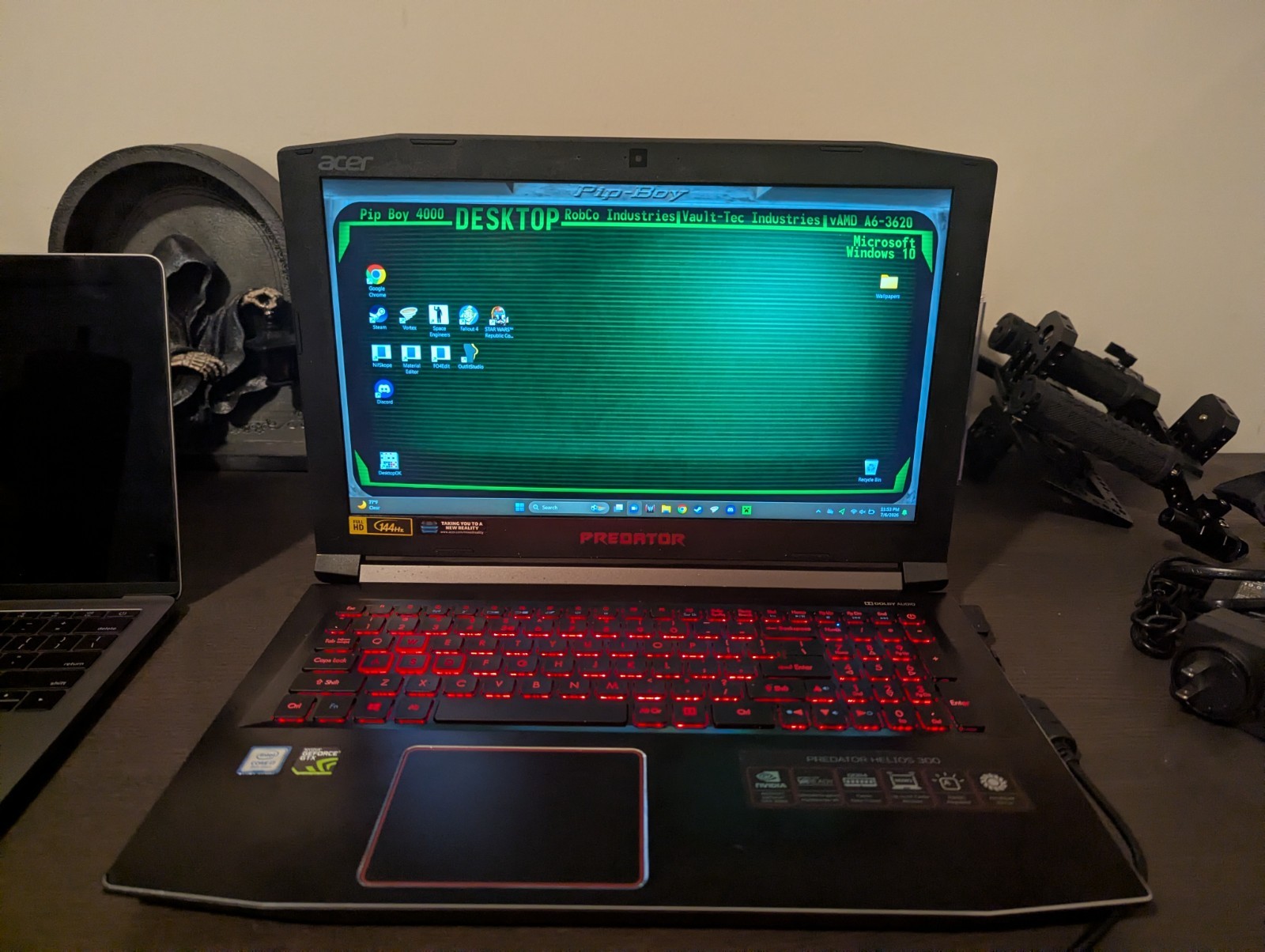 Acer Predator Helios 300 Laptop Nvidia GeForce GTX 1060 Backlit Keyboard