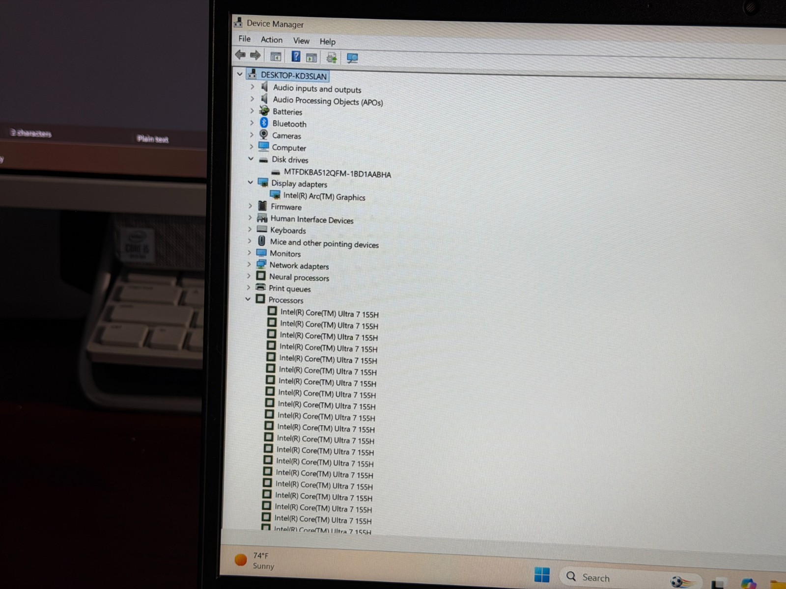 HP 15-FD1447NR 15.6″ Touch Laptop Core Ultra 7 155H 16GB RAM 512GB SSD W11H