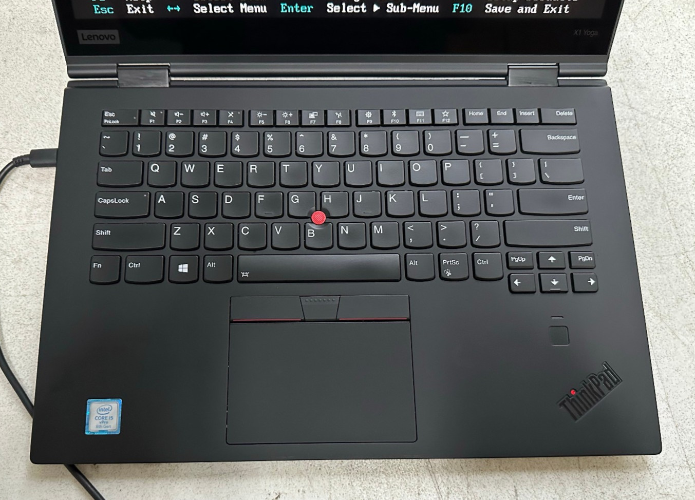 Lenovo ThinkPad X1 Yoga 3rd Gen (i5-8350U, 16GB RAM, Boot to Bio) NO SSD/ADAPTER