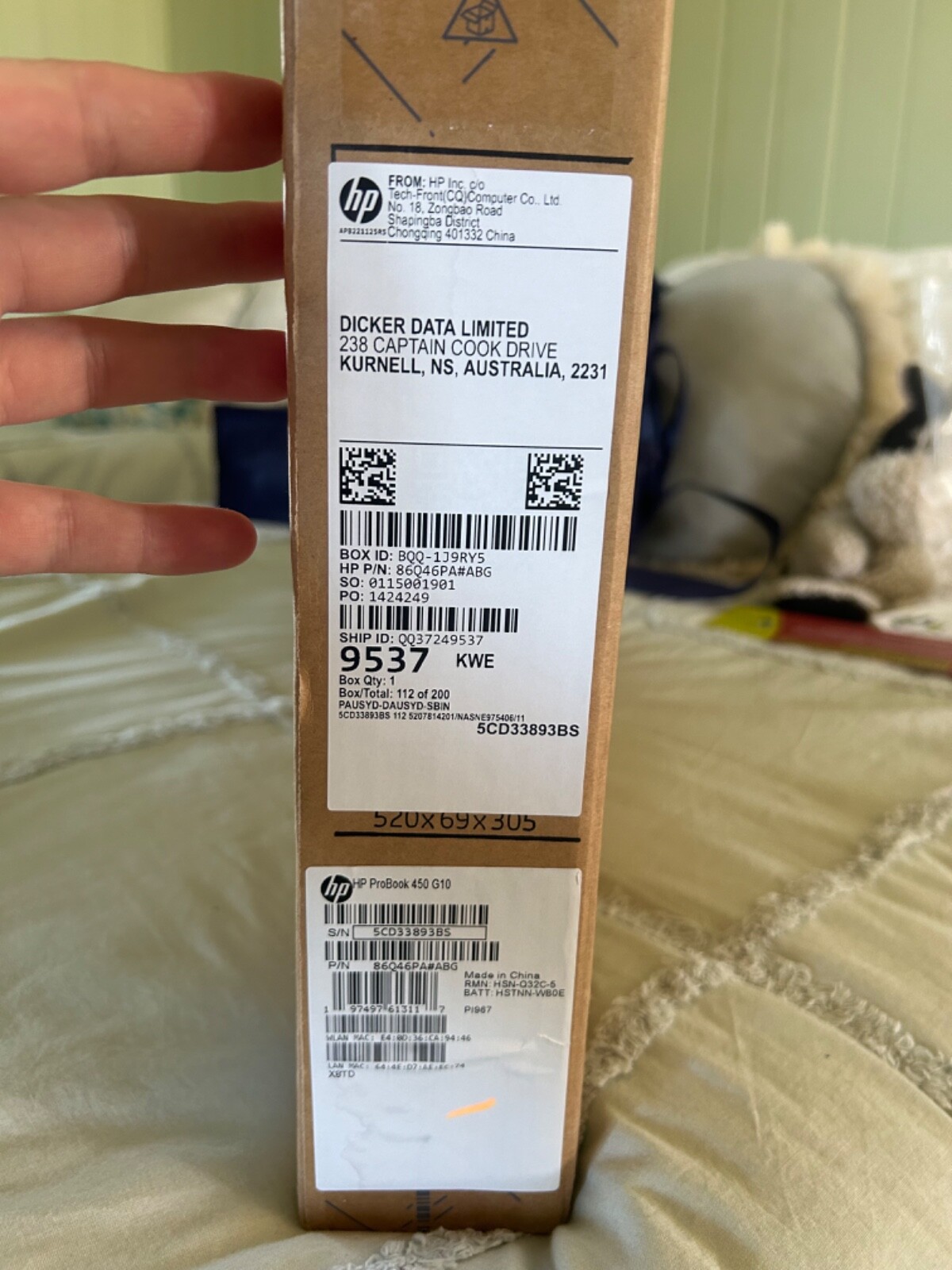 * BRAND NEW * HP ProBook 450 G10 15.6” BUNDLE (inc mouse and bag)