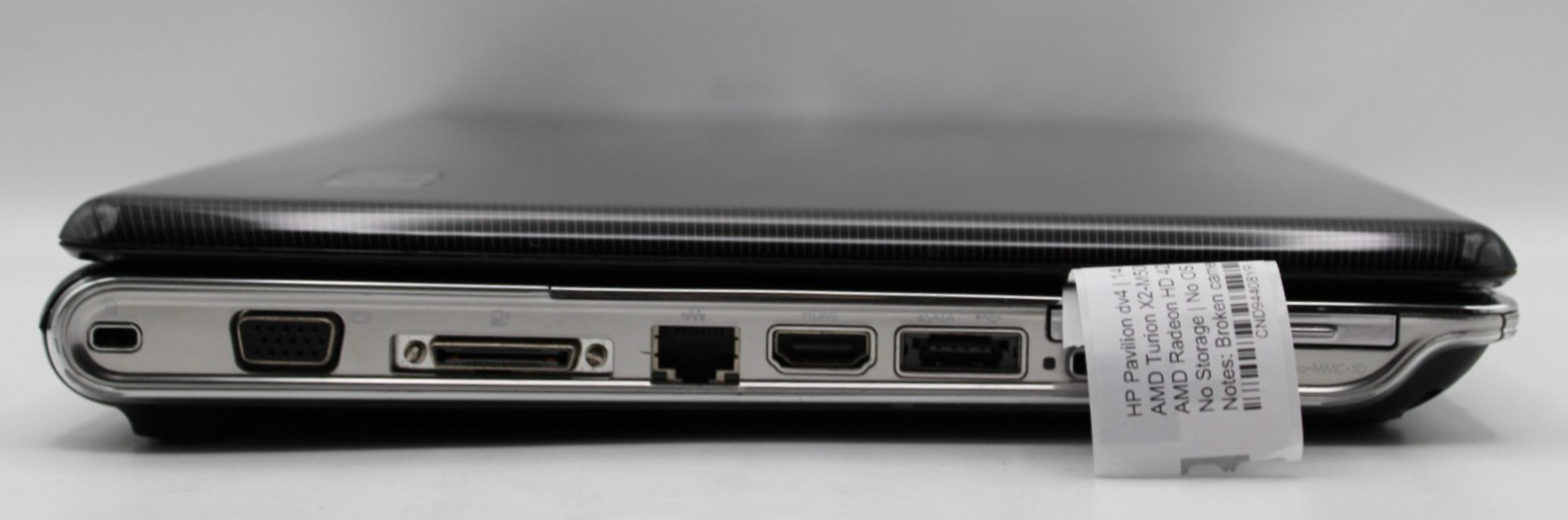 HP Pavilion Dv4 AMD Turion X2-M500@2.2GHz 2GB DDR2 NO STORAGE/OS *USED/TESTED*