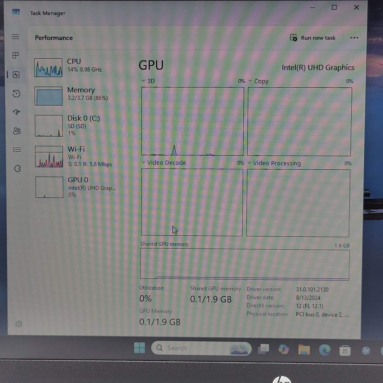HP NoteBook 14-DQ3000DX 14″ Celeron N4500 1.1GHz 4GB RAM 64GB SSD