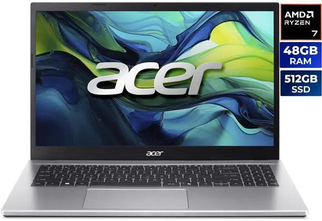Acer Aspire Go 15.6 in Ryzen 7 5825U 48GB RAM DDR4 3200 512GB PCIe Gen4 SSD