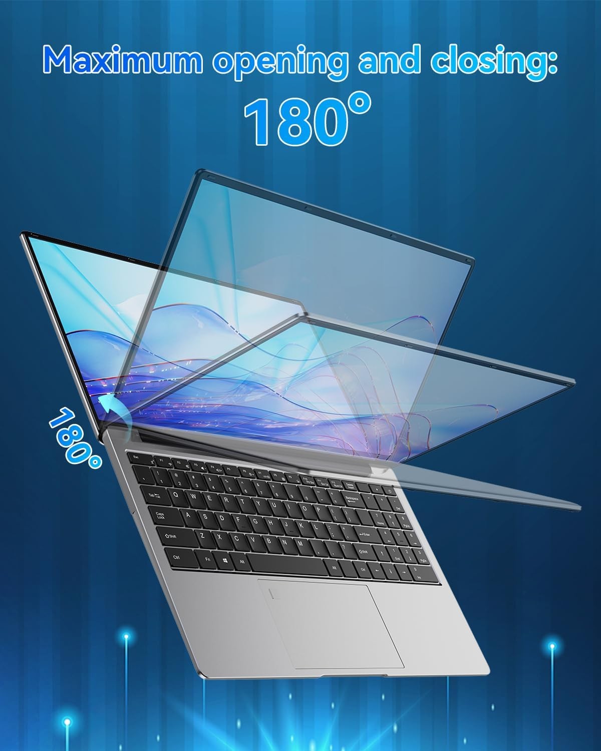 15.6″ Laptop Computer – Quad-Core N95 Processor (Up to 3.4GHz) PC…