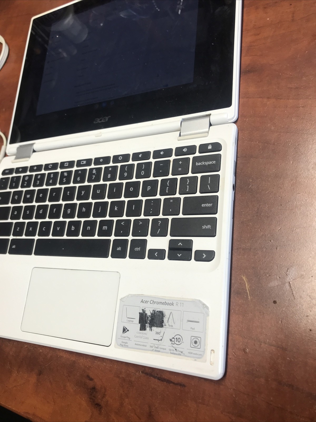Use Acer Chromebook R11 CB5-132T-C1LK Intel Celeron N3160 Processor 4GB TouchScr