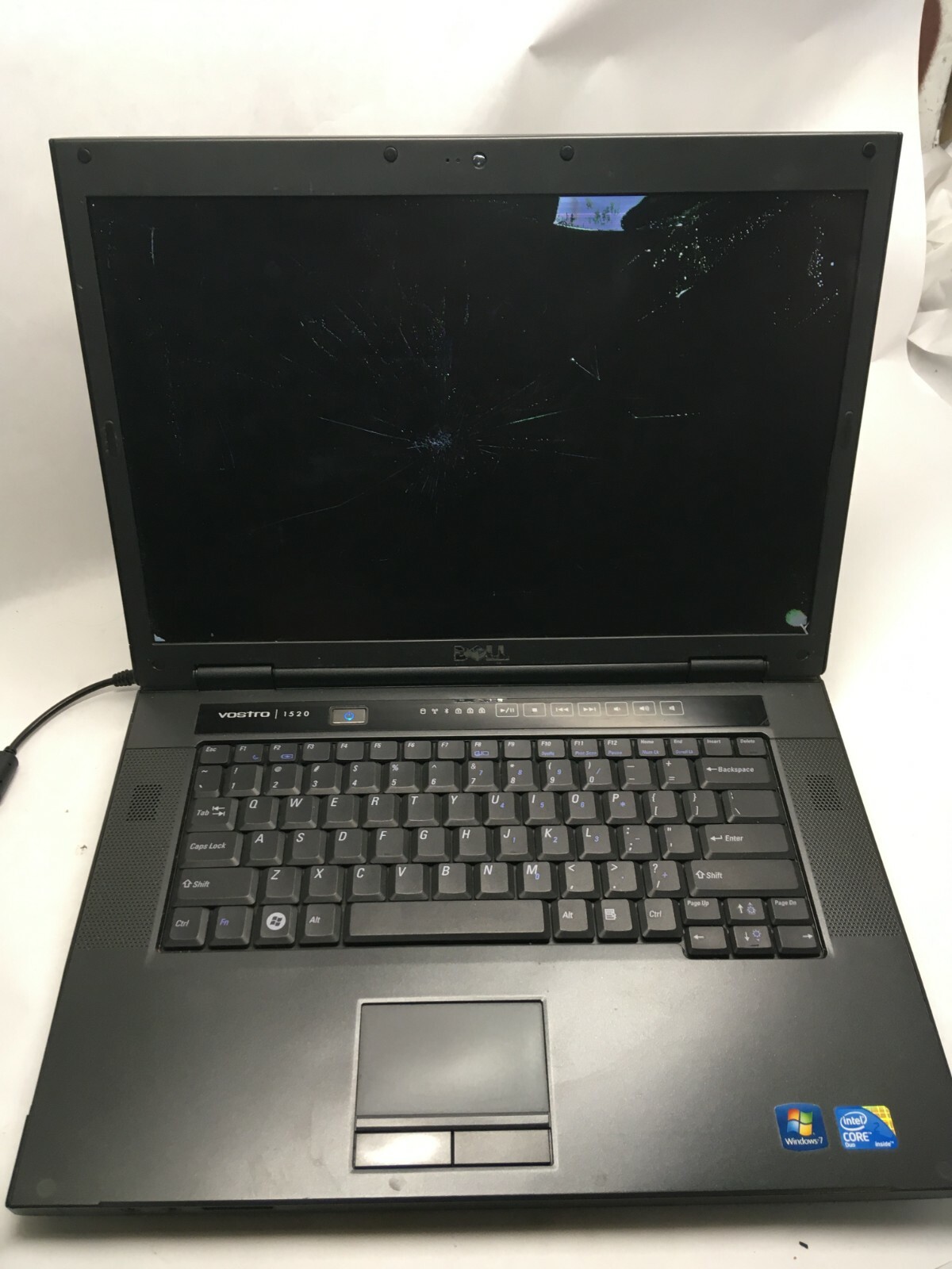 Dell Vostro 1520 Laptop For Parts Broken LCD Screen NO HDD/RAM/Battery JR