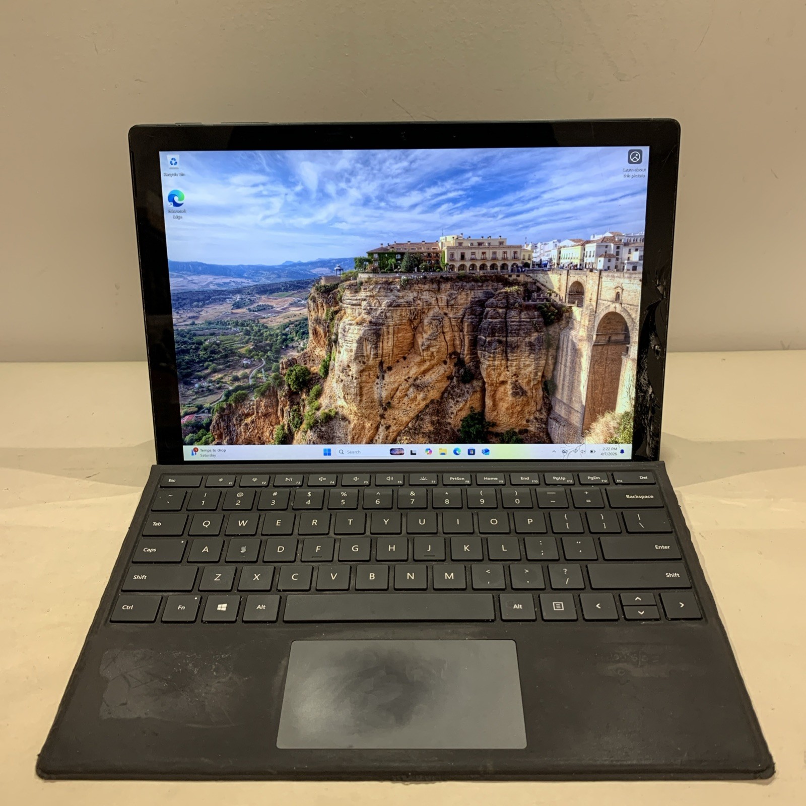 Microsoft Surface Pro 7 Intel Core i5-1035G4 8GB RAM 256GB SSD Win11 Home | READ