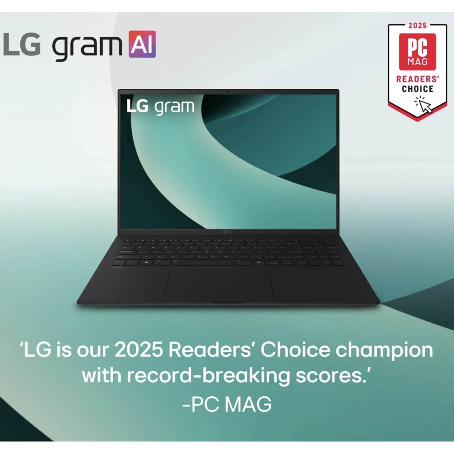 LG gram AI Powered 17.0″ Touch WQXGA Intel Ultra 7-258V 32GB 1TB SSD W11H Laptop