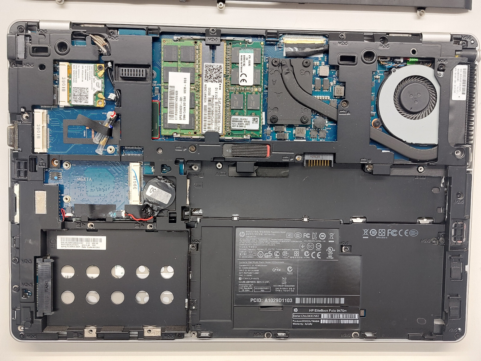 For Parts – HP Elitebook Folio 9470m Core i7 vPro (see Photos and description)