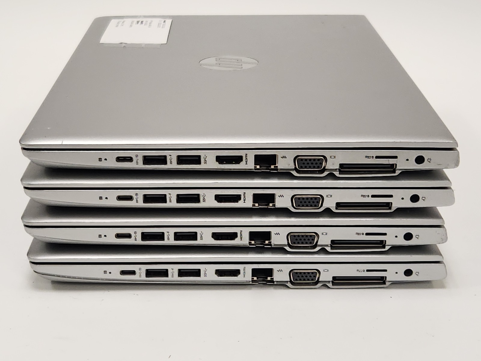 Lot of 4 HP ProBook 640 G4 14″ Laptop i5-7th Gen i5-8th Gen 2.6GHz NO RAM/SSD