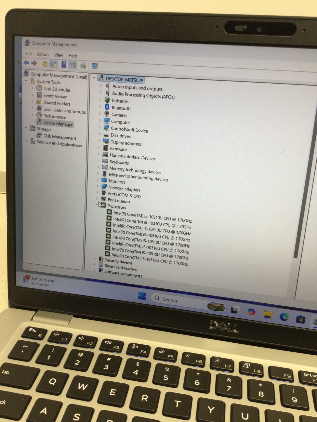Dell Latitude 5410 14″ (256GB SSD ,Core i5-10310U, 1.70GHz, 16GB) !BAD BATTERY!