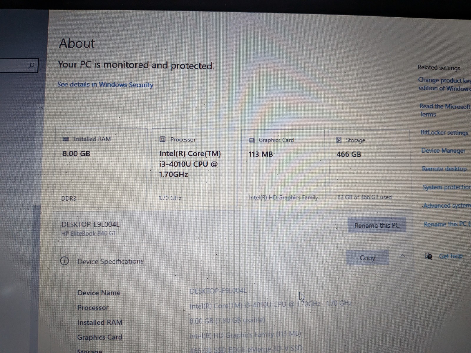 HP Elitebook 840 G1 Work Laptop small time gaming laptop