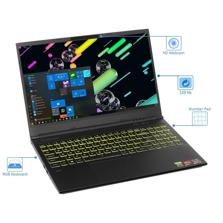 EVOO Gaming 15.6″ (256GB SSD, Intel Core i5-10300H, 2.50GHz, 16GB RAM, NVIDIA…