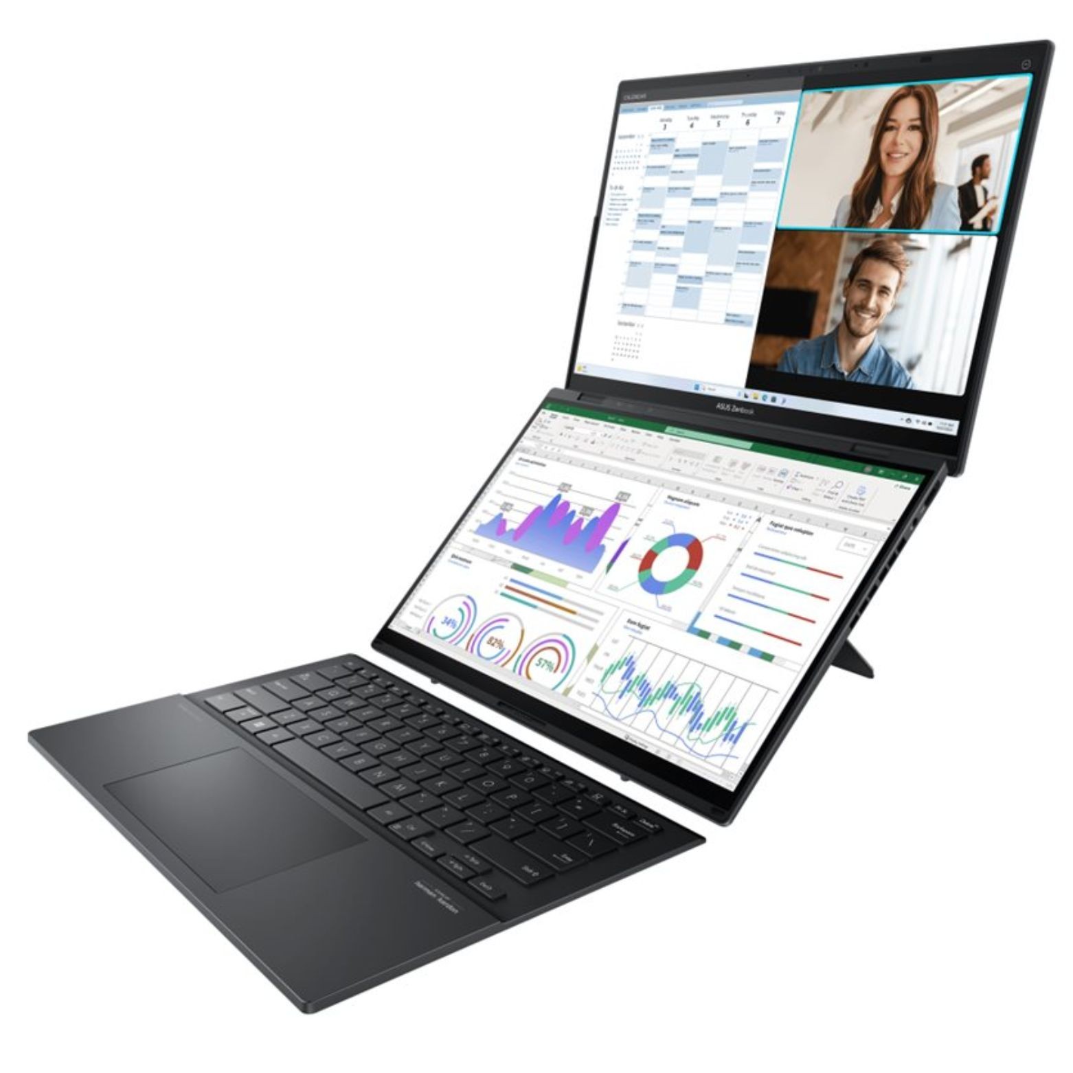 ASUS Zenbook Duo 14″ OLED Touch Intel Ultra 7 155H 16GB 1TB SSD W11H Laptop, GR