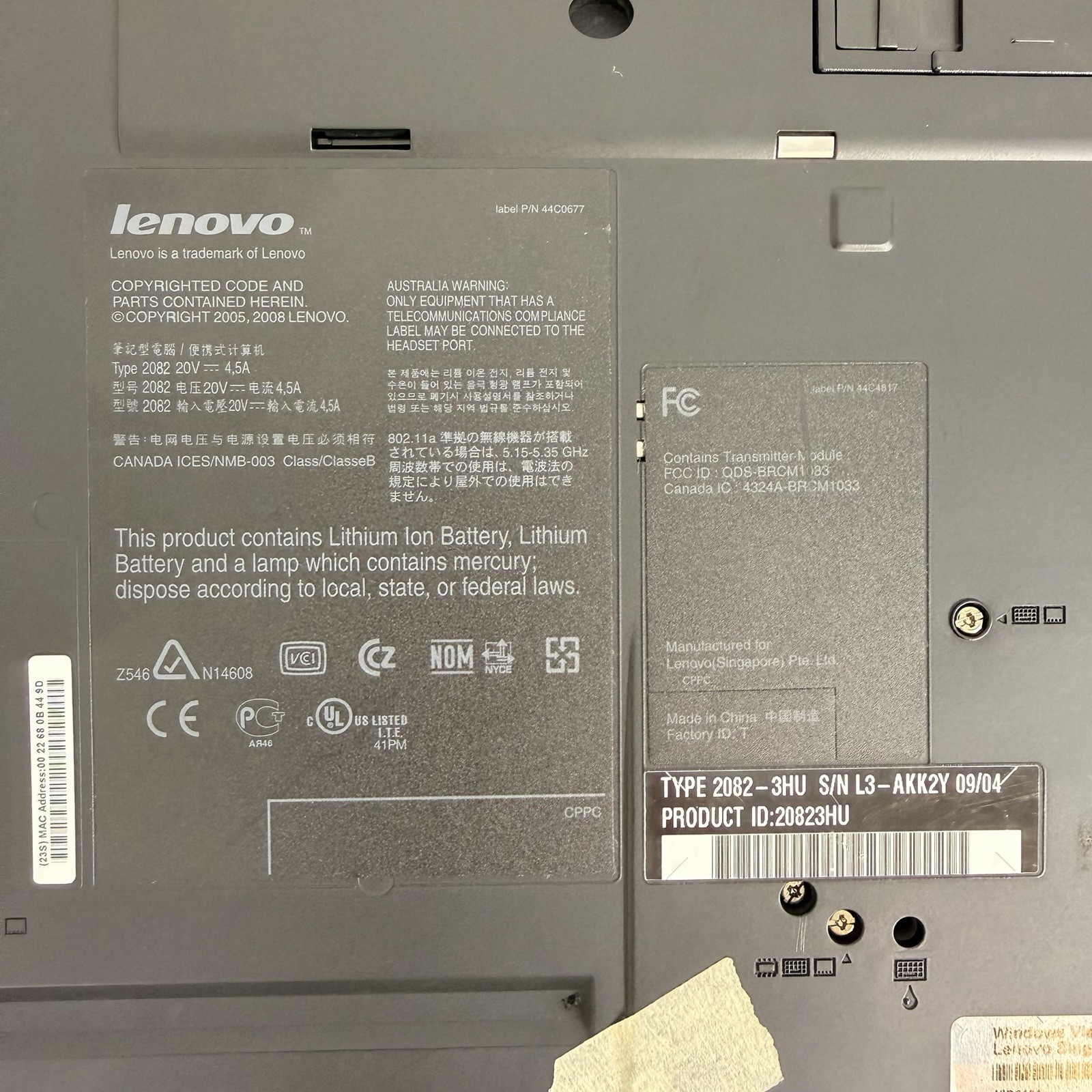 Lenovo ThinkPad P15s Gen 2 15.6″ i7-1185G7 16GB Nvidia T500 No HDD Parts Repair
