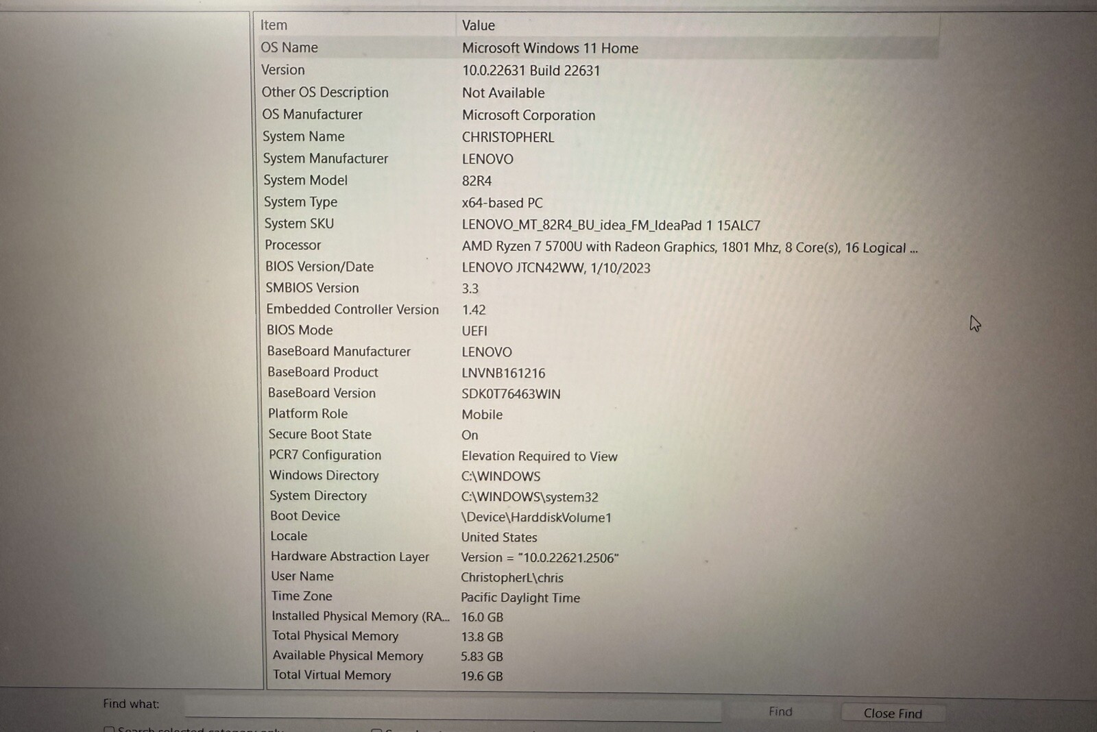 Lenovo – Ideapad 1 15.6″ (512GB SSD, AMD Ryzen 7 5000, 16 Gb RAM) Laptop – GREY