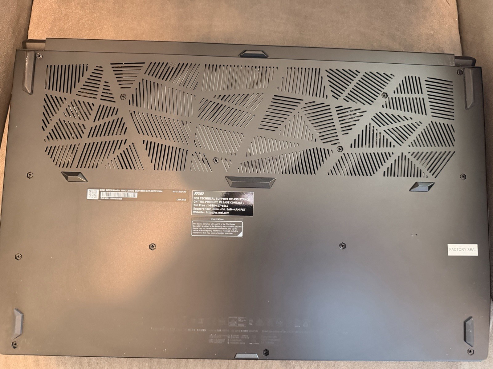 MSI GS76 Stealth 17.3” 360Hz Gaming Laptop i9-11900H RTX 3070 32GB 1TB SSD