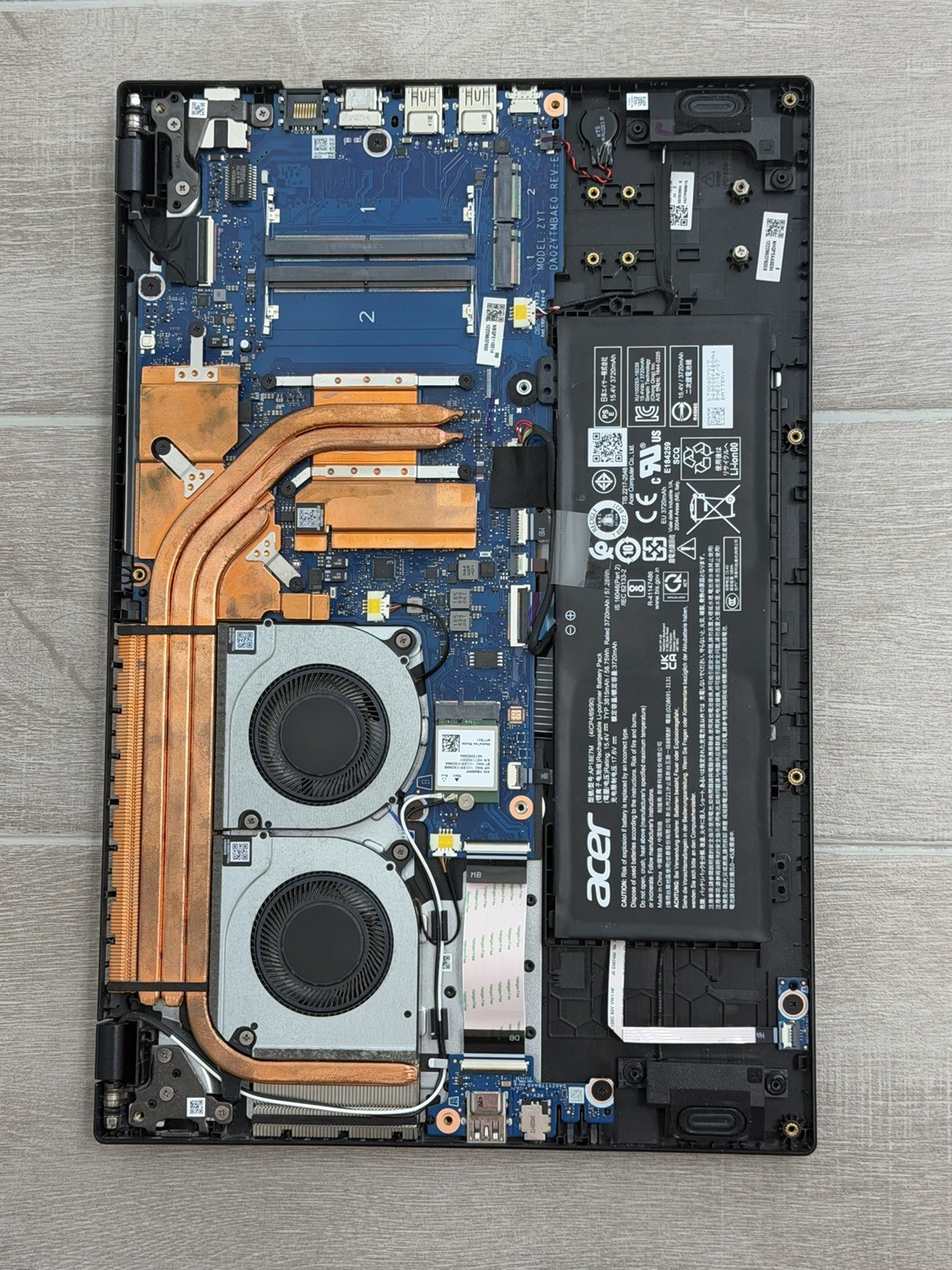 For Parts Acer Nitro V 15 15.6″ Ryzen 5-7535HS GeForce RTX 4050 No Ram No SSD