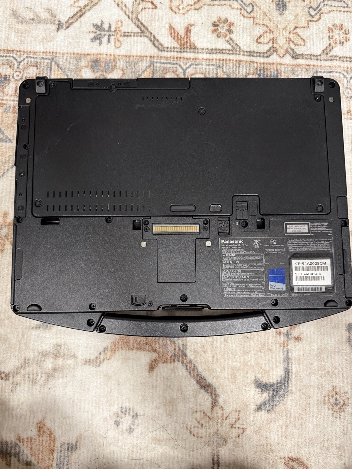 Panasonic Toughbook CF-54 i5-5300U 4GBRAM No SSD Boots to BIOS