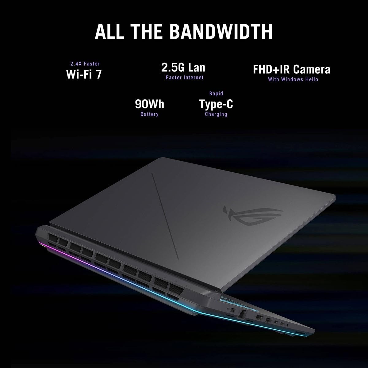 ASUS ROG Strix G16 (2025) Gaming 16GB | 1TB PCIe SSD | 13450HX, Eclipse Gray