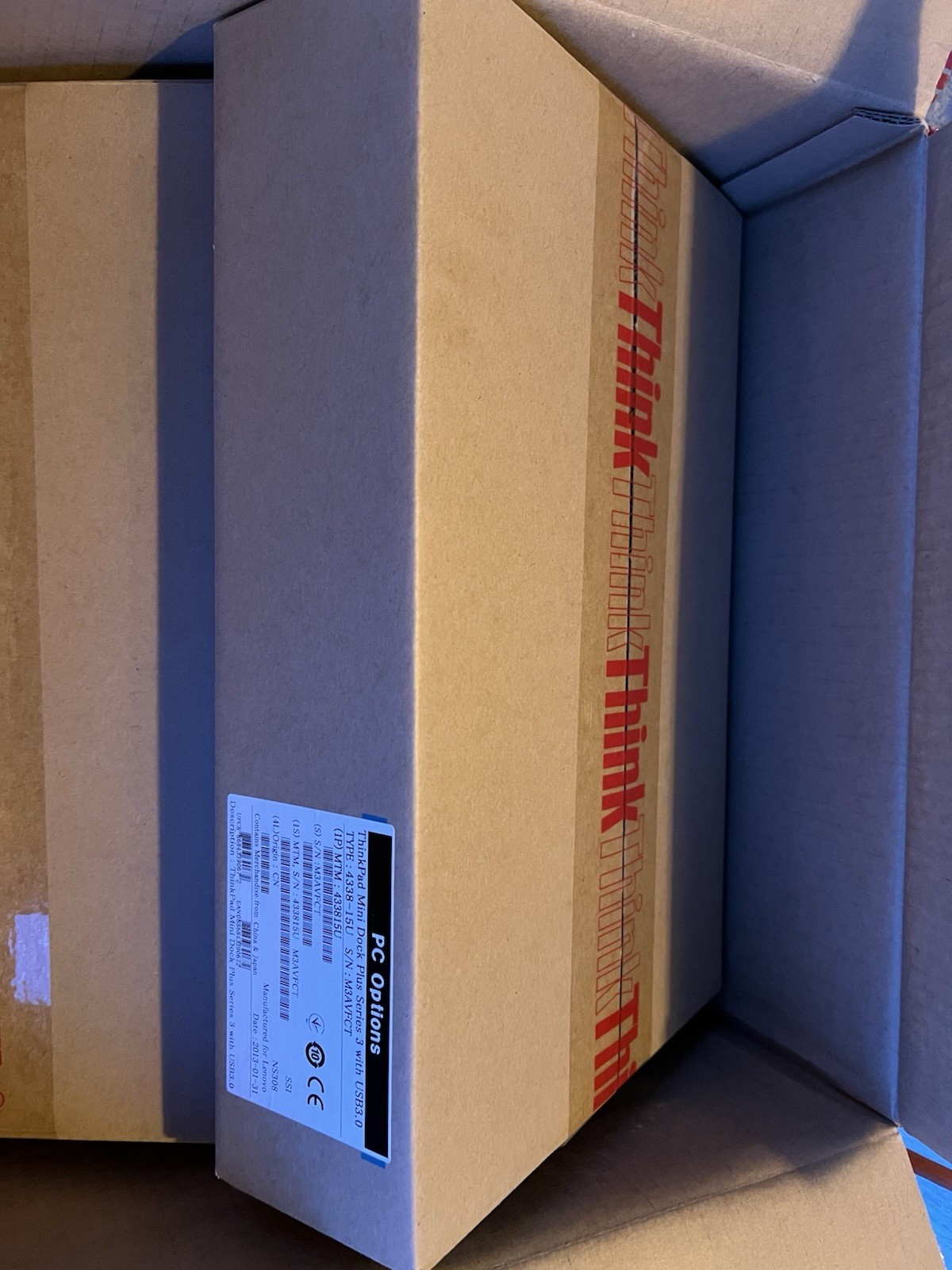 ThinkPad 433815U Mini Dock Plus Series 3 With USB 3.0 SEALED NEW in BOX