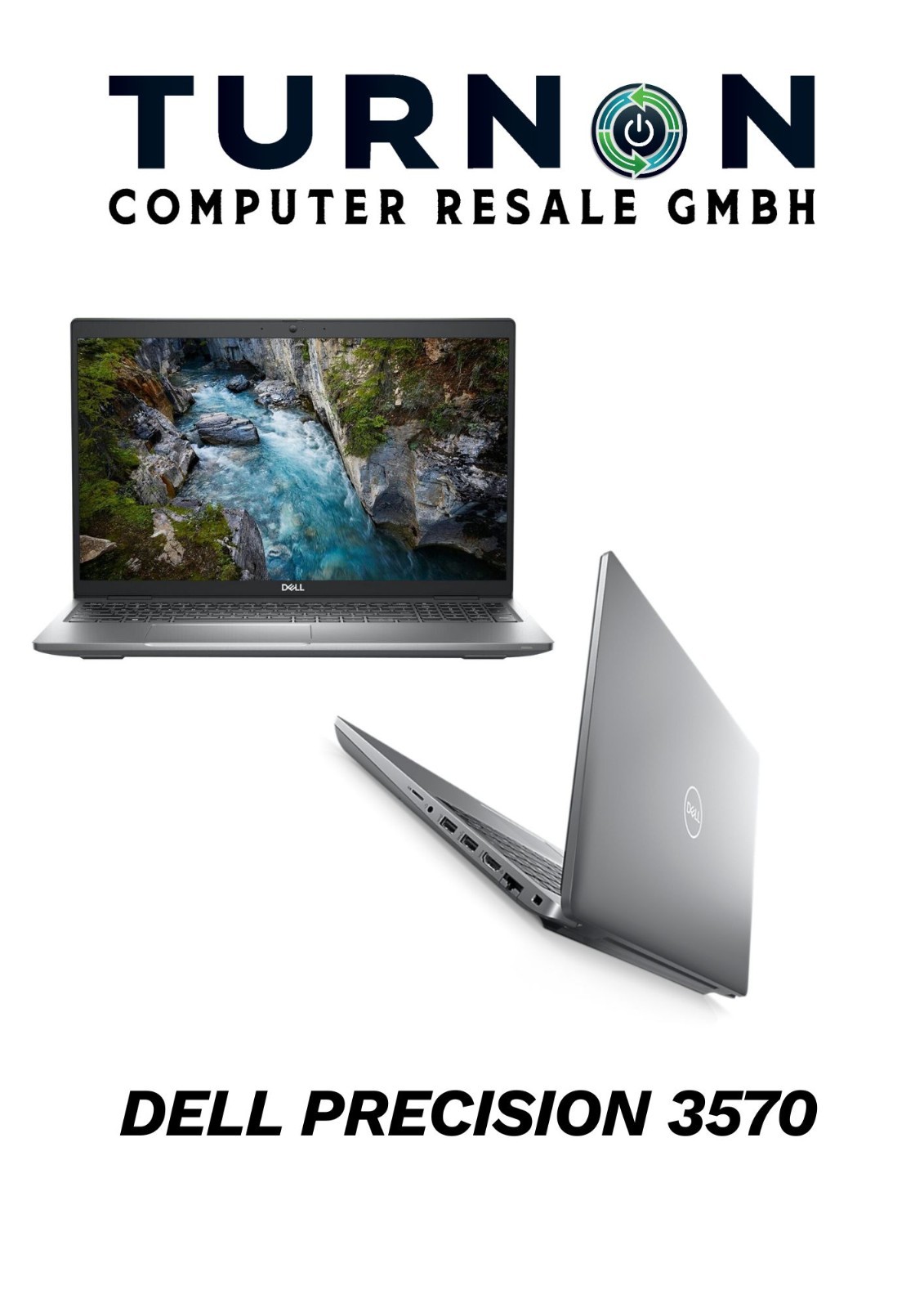 Dell Precision 3570 I i7-12. Gen I 16GB I 256GB I Touchscreen I DE Keyboard