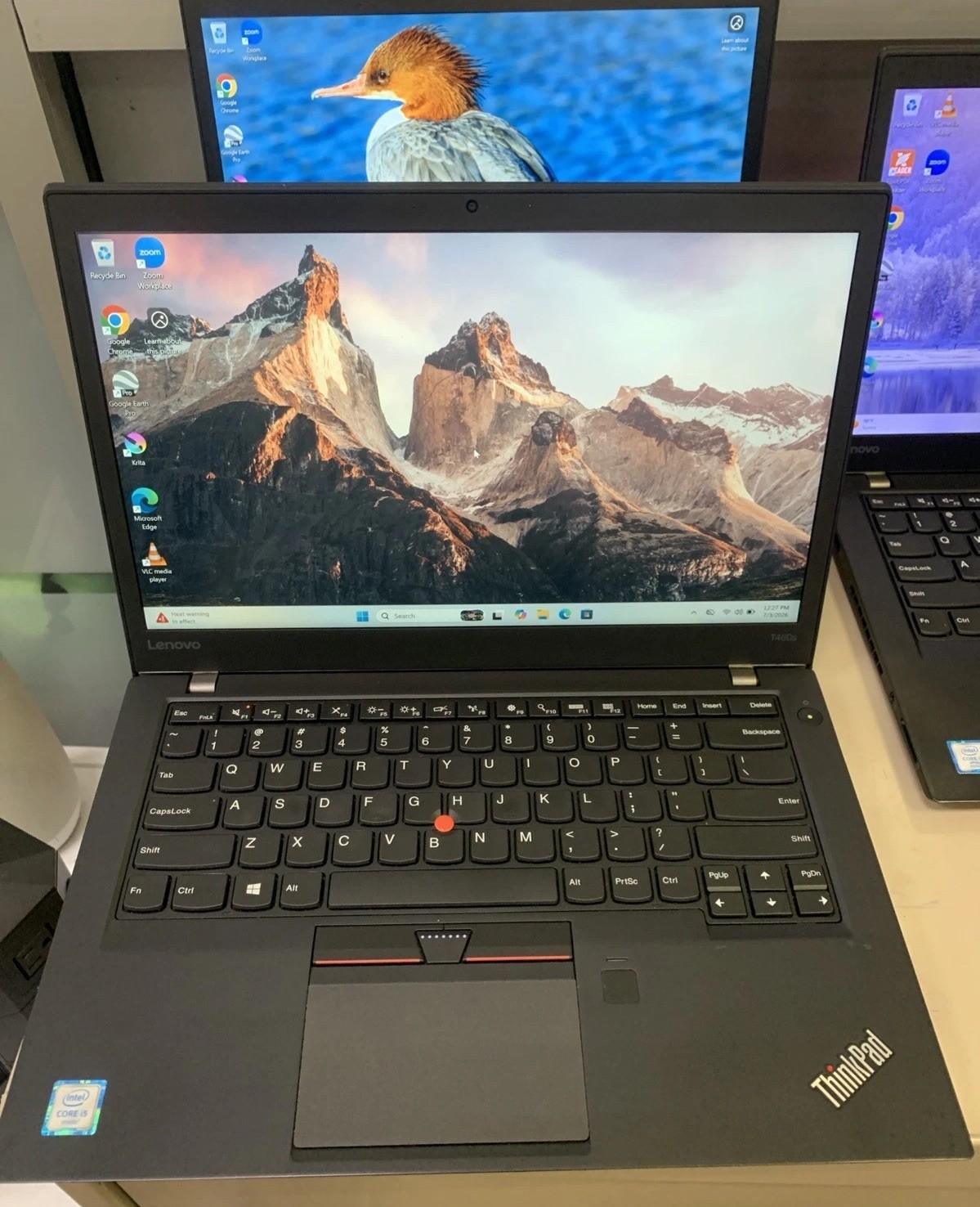 🔥5x Lenovo ThinkPad T460S 8GB 128GB SSD Intel Core i7-6600u 14″☆WIN 11 PRO☆