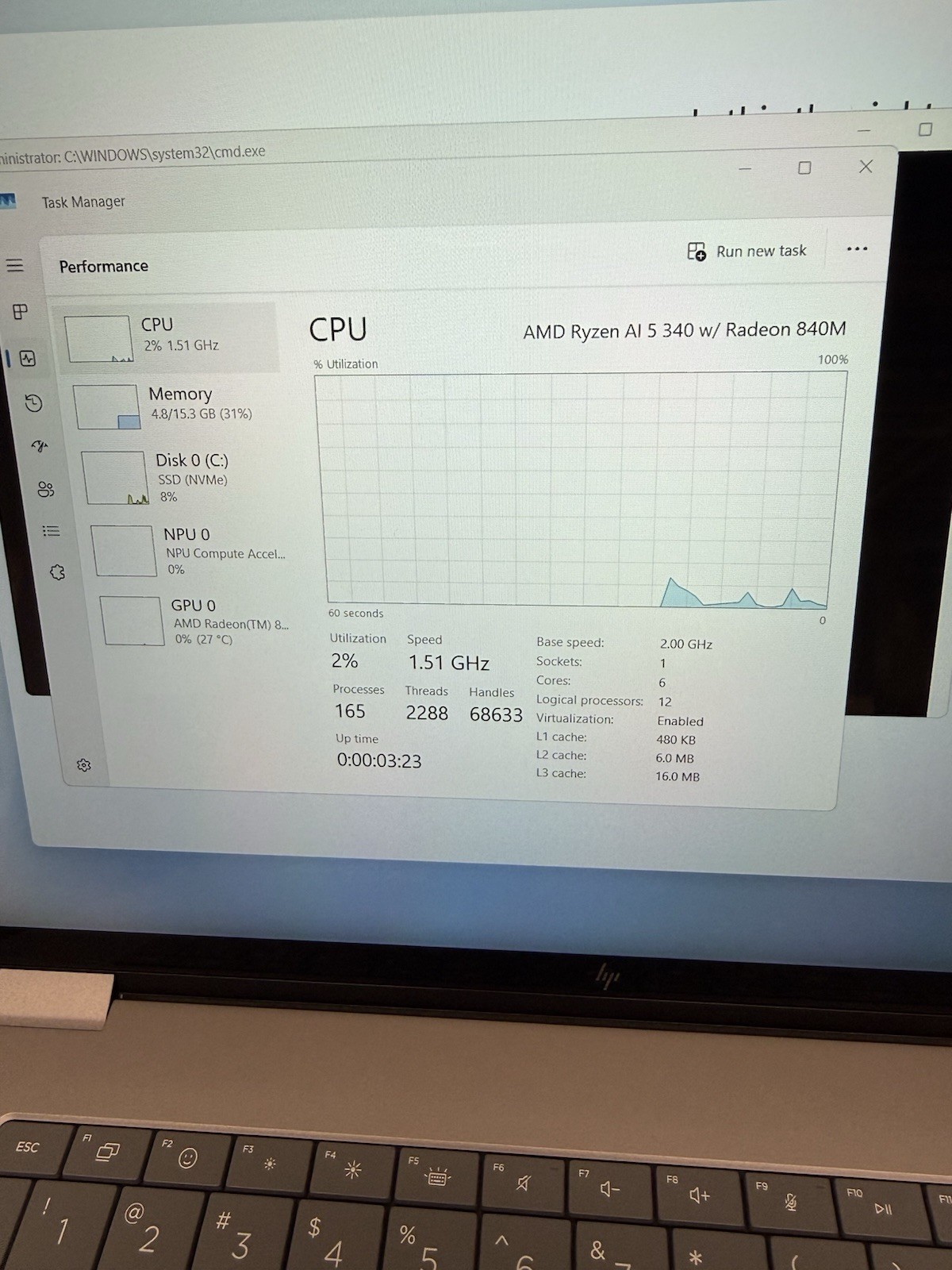 HP OmniBook X Flip 16″ 2-in-1 2K Touch AMD Ryzen™ AI 5 340 16GB RAM 512GB SSD