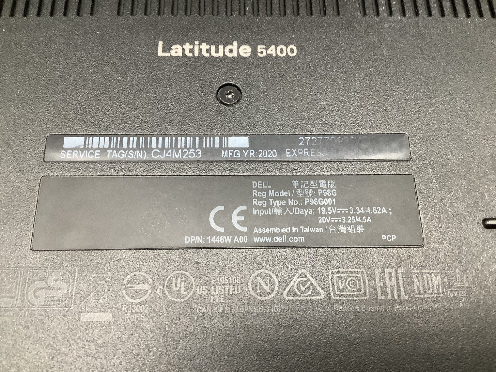 Dell Latitude 5400 Windows Touch Intel i5-8365U 8GB RAM 128GB eMMc ChromeOS