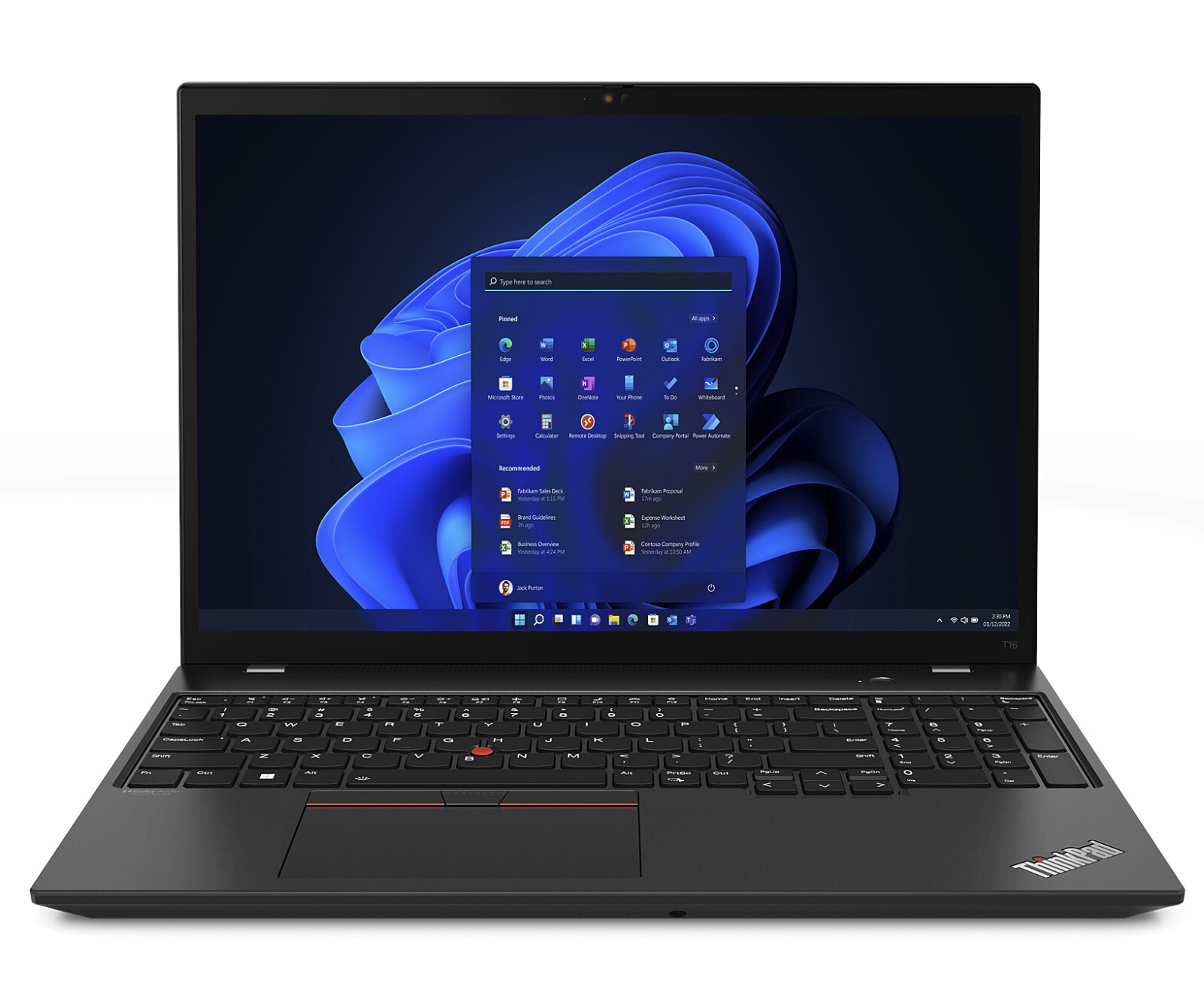 ThinkPad T16 i7 1360P 5.0GHz MX550 WUXGA Touch 32GB 1TB 4G Premier Plus Warranty