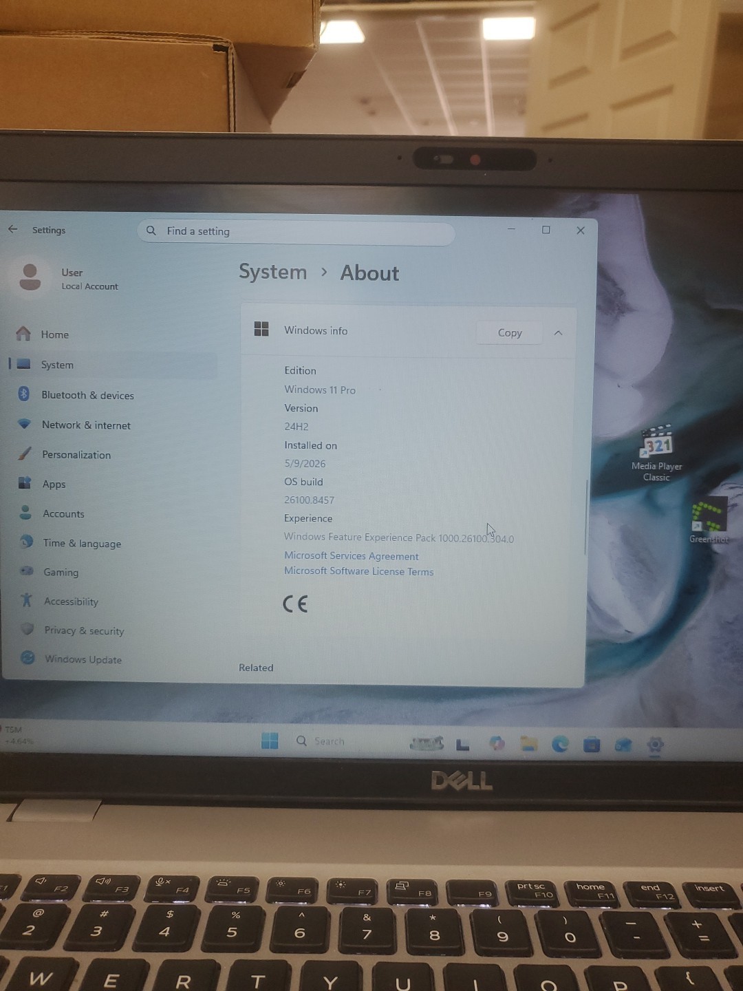 Dell Precision 3550 Laptop – i5-10310U 8GB 256GB SSD 15.6″ 051426-1