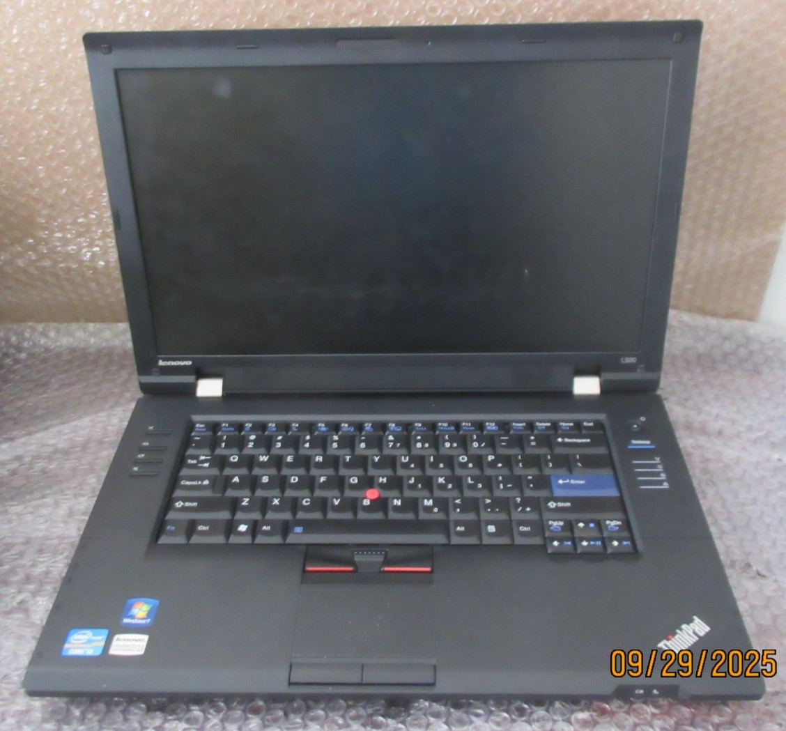 Lenovo ThinkPad L520 Laptop Intel i3-2350M @ 2.3GHz NO OS/SSD/HDD/BATTERY