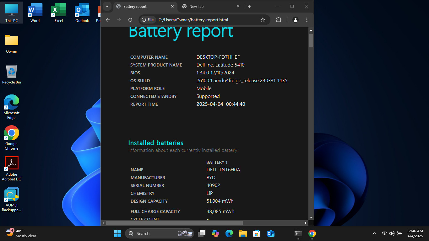 Dell Latitude 5410 14″ FHD Laptop – i5 – 16GB RAM 512GB SSD W11 Pro New Battery
