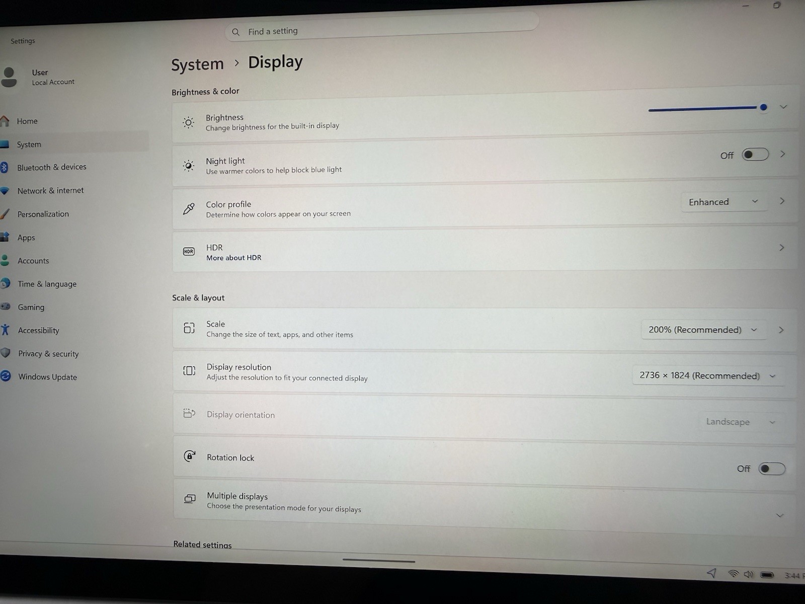 Microsoft Surface Pro 7 1866 8GB RAM, i5-1035G4, 1.10GHz, 256GB SSD Win11 Black