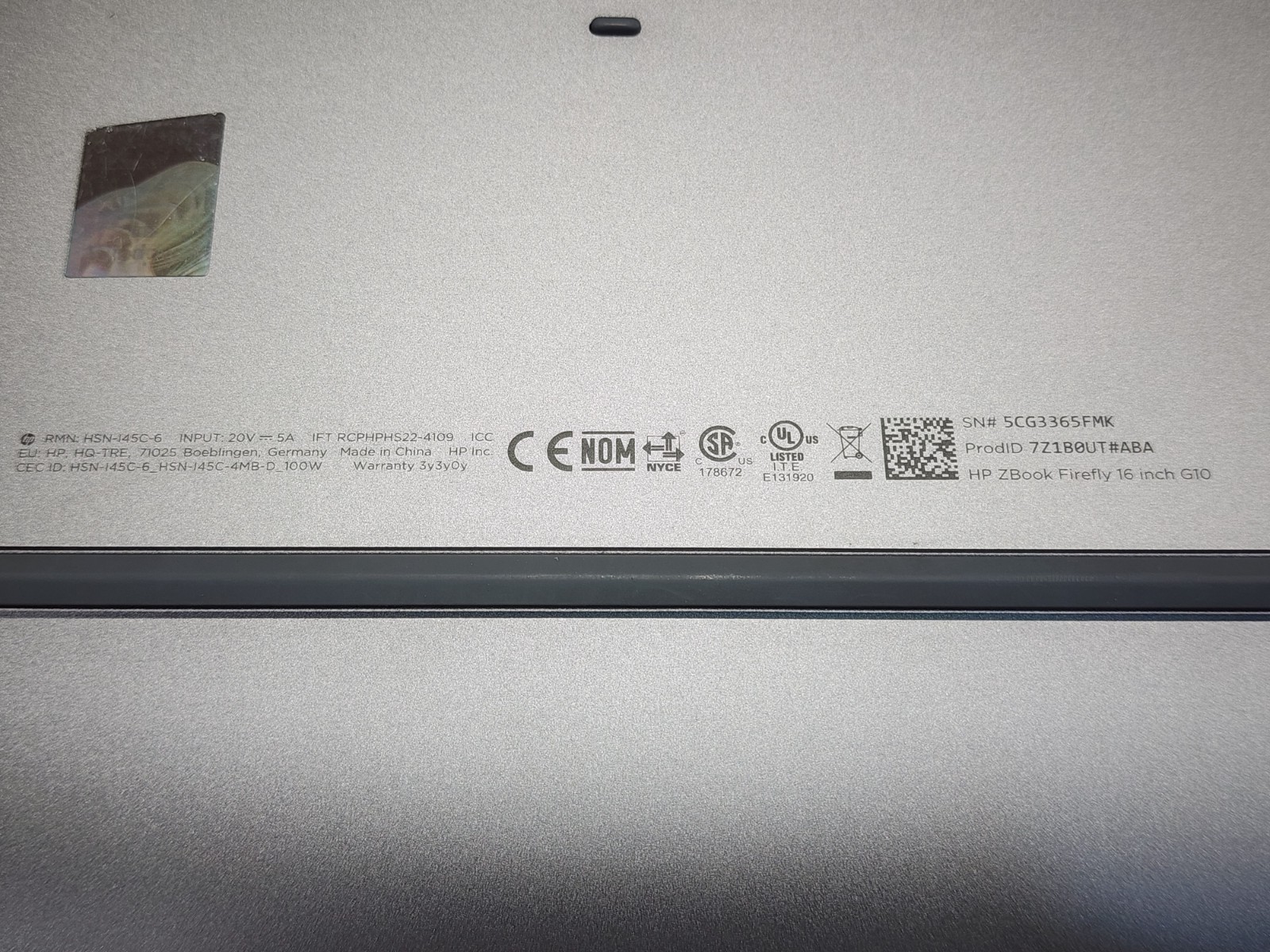 HP ZBook Firefly 16 G10 i7-1365U RTX A500 16GB 512GB NVMe WUXGA Win11 Pro Nvidia