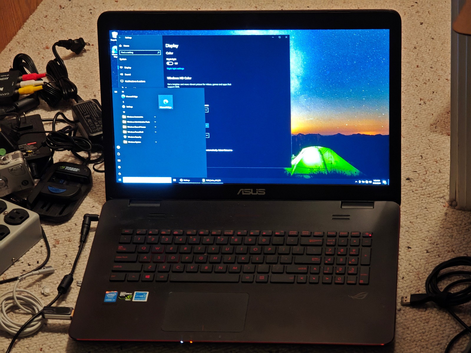 Asus ROG G771 – 150GB HDD, 2GB RAM, Intel i7-4710HQ, Nvidia GTX 860M