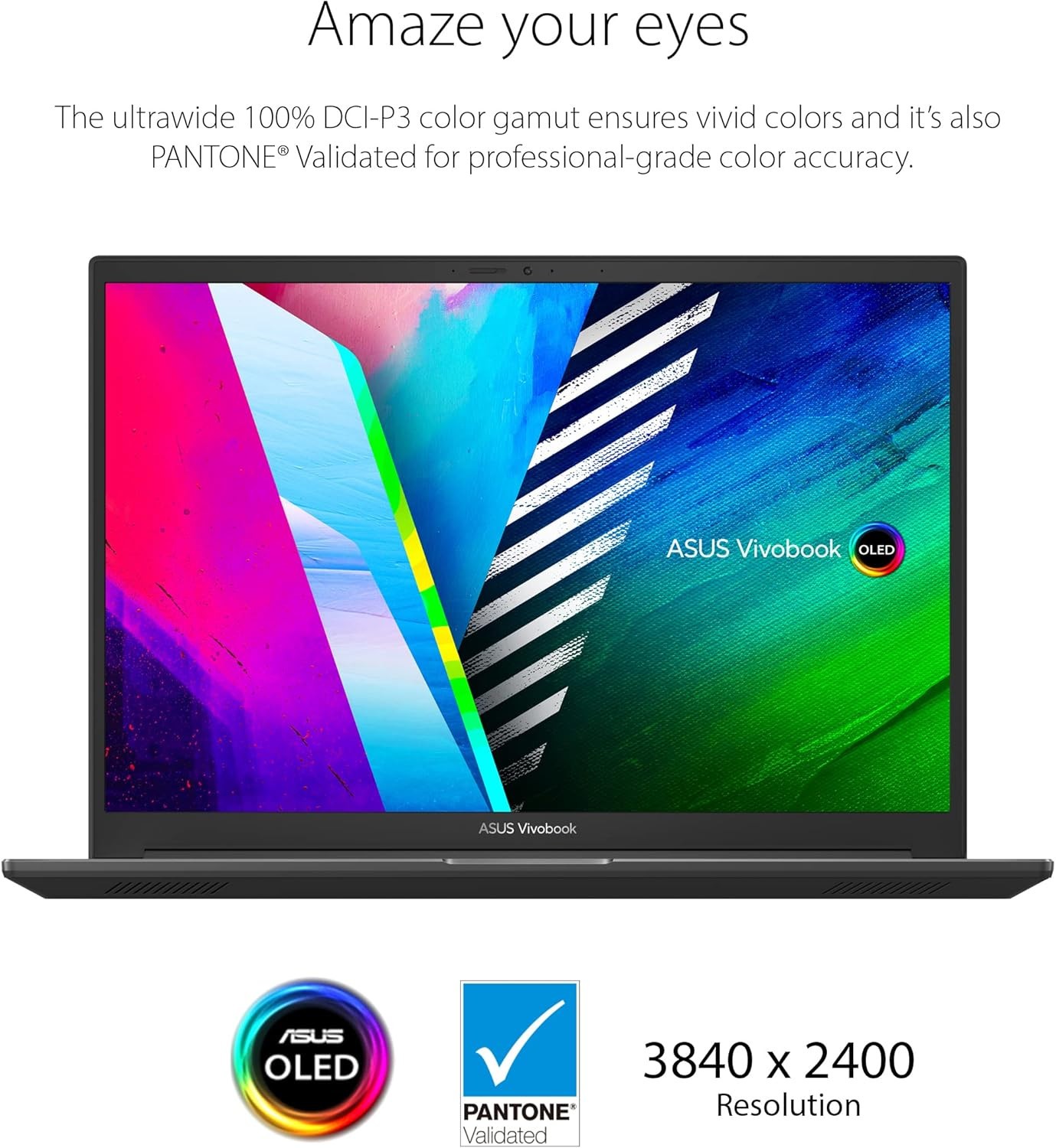 ASUS VivoBook Pro 16X OLED Slim Laptop 16″ 4K 16:10 GTX 3050 Ti New