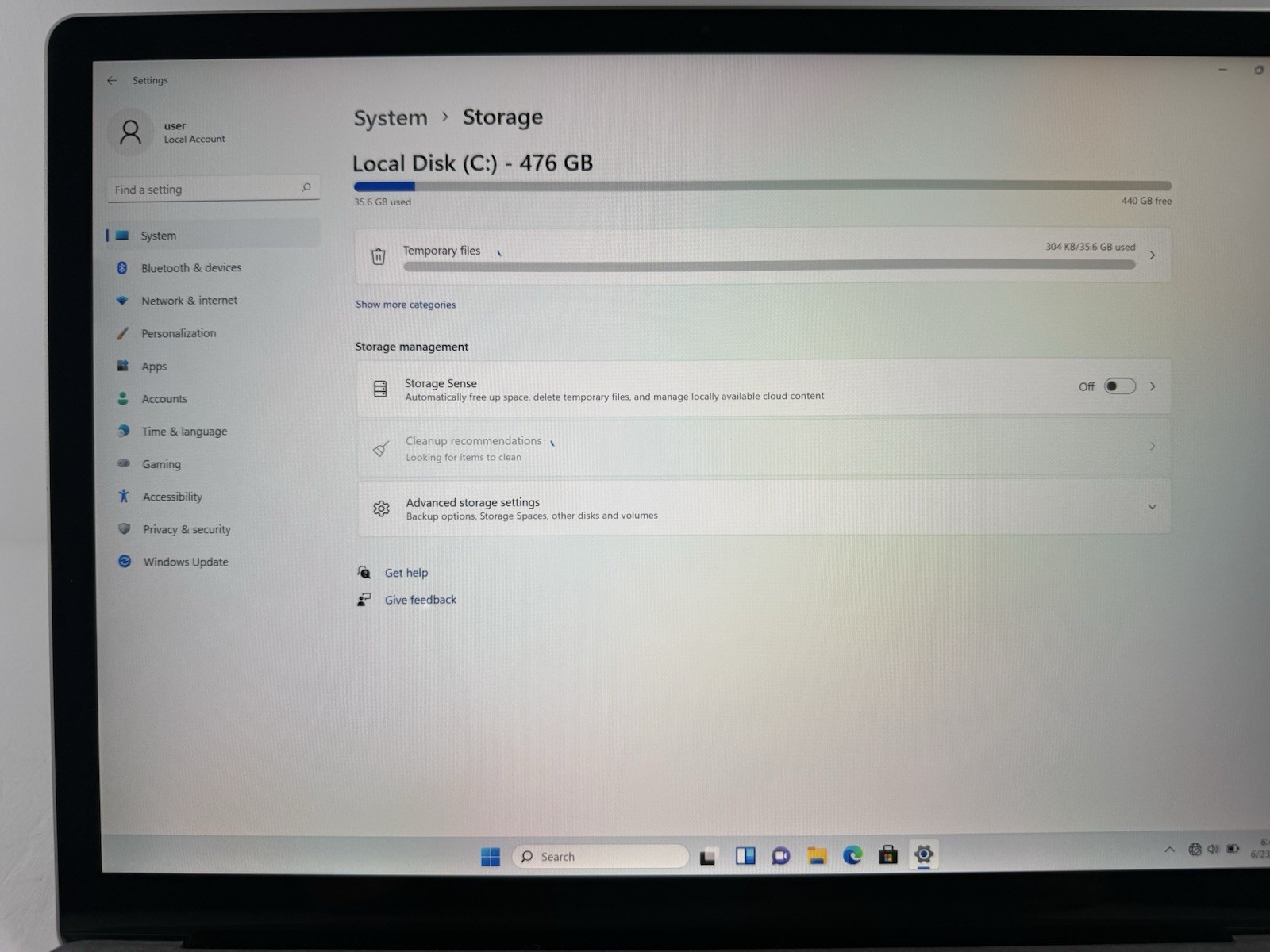 Microsoft Surface Laptop 5 13.5” 1950 Intel Core i7-1265U 16GB RAM 512GB NVME